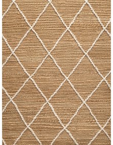 Dywan z juty tkany ręcznie w naturalnym kolorze 80x150 cm Kunu – Hanse Home