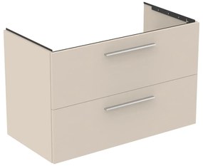 Kremowa wisząca szafka pod umywalkę 100x63 cm i.Life B – Ideal Standard
