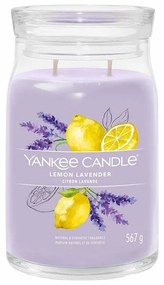 Yankee Candle świeczka zapachowa Signature w szkle duża Lemon Lavender, 567 g