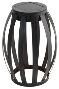 Lampa stołowa zewnętrzna czarna z 3-stopniowym ściemniaczem, zasilana energią słoneczną i akumulatorowa - Sheldon