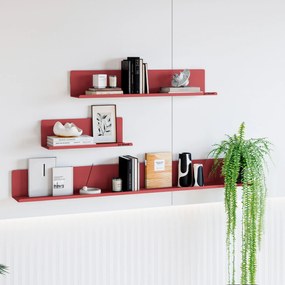 Półka wisząca JOANNE 700 mm, Modern: czerwona