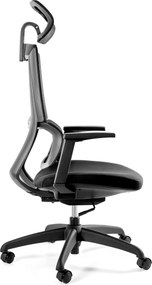 Ergonomiczny fotel biurowy Elegance z wysokim oparciem z siatki