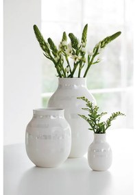 Biały kamionkowy wazon Kähler Design Omaggio, wys. 30,5 cm