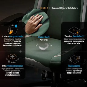 Fotel Diablo X.Eye Prime Forest Green Normal Size