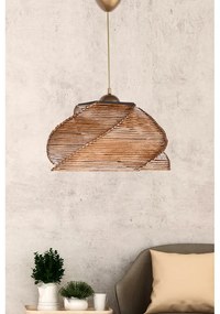 Beżowa lampa wisząca ø 36 cm Pentagone – Opviq lights