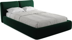 Łóżko 160 x 228 - z weluru - lawendowy - HOKU