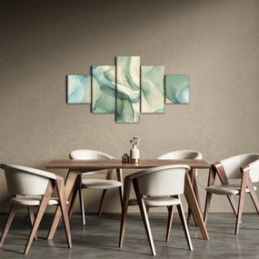 Obraz - Atramentowa abstracja (125x70 cm)