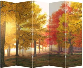 Parawan - Jesienne drzewa (210x170 cm)