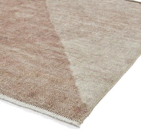 Jasnobrązowy chodnik z mieszanki bawełny odpowiedni do prania 60x170 cm Whisper – Think Rugs