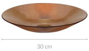 Prążkowana misa AMBER, Ø 30 cm