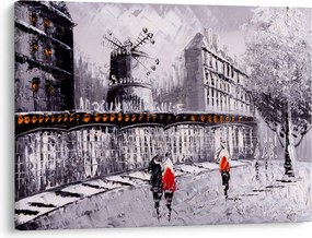 Obraz - Obraz olejny przedstawiający miasto II. (70x50 cm)