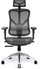 Fotel ergonomiczny Diablo V-Basic, czarno-szary