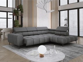 Narożnik PLAZA L wolnostojący Prawostronny w tkaninie Promocyjnej SOLAR 96 WERSAL