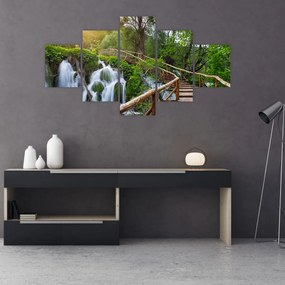 Obraz - Jeziora Plitwickie (125x70 cm)