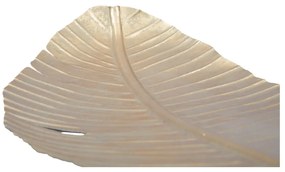 Dekoracja w złotym kolorze Mauro Ferretti Leaf, 55,5x18 cm