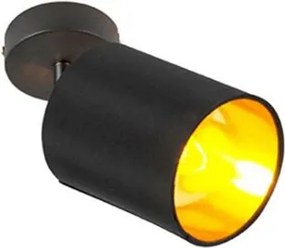 Nowoczesny reflektor czarny - Lofty