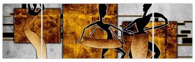Obraz - Motywy kultury afrykańskiej (170x50 cm)
