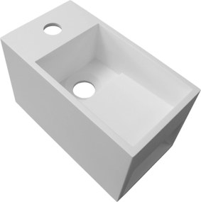 Umywalka wisząca z półką PB2046 odlew mineralny