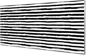 Szkło do Kuchni na Ścianę Nieregularny Wzór Zebry