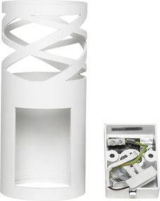 Designerska lampa ścienna biała - Arre