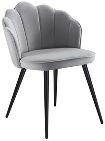 Krzeso Blume Aksamitne Czarne Nogi