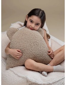 Kremowy dziecięcy worek do siedzenia z materiału bouclé Chair – Wigiwama