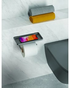 Samoprzylepny uchwyt ze stali nierdzewnej na papier toaletowy Origin Lava – Metaltex