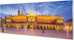 Szkło do Kuchni na Ścianę Sukiennice o Zachodzie Słońca