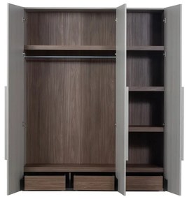 Szara szafa modułowa 165x210 cm Rens – WOOOD