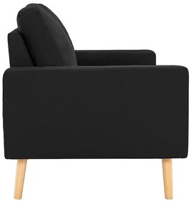 3-osobowa czarna sofa - Muria 3Q