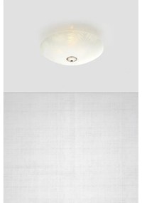 Biała lampa sufitowa ze szklanym kloszem ø 35 cm Blad – Markslöjd