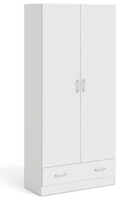 Biała szafa 79x170 cm Space – Tvilum