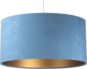 Lampa wisząca HOME 40 błękitna/złota