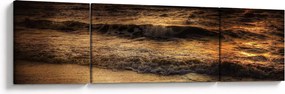 Obraz - Fale na wybrzeżu (170x50 cm)