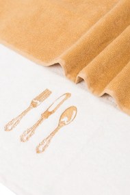 Ręczniki kuchenne HOME, 2 szt Kremowy / Mustard Zestaw (2szt., 40x60 cm)