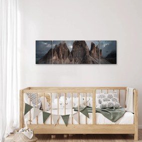 Obraz - Trzy Zęby, Włoskie Dolomity (170x50 cm)