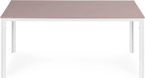 Stół ogrodowy obiadowy Caprila 156x78 cm, kolor biało-beżowy