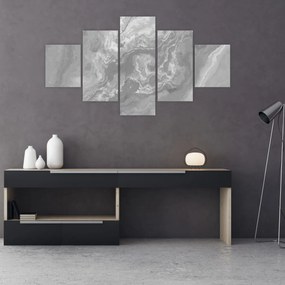 Obraz - Marmur w czerni i bieli (125x70 cm)