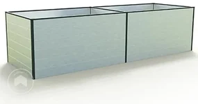 GFP 99 x 297 x 77 cm Grządka podwyższona, aluminium anodowane - (GFPV00375)