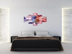Obraz - Kula ziemska pod prądem (125x70 cm)