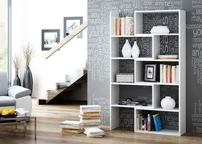 Biały stojący regał na ubrania - Inglis 3X