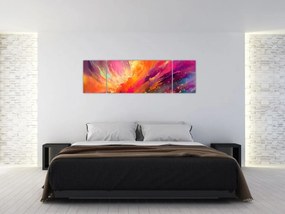 Obraz - Dynamiczna abstrakcja (170x50 cm)