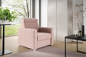 Fotel z regulowanym zagłówkiem Neli