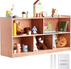 Regał do Schowania SucceBuy z 5 Pojemnikami, 2 Regały, dla Domu, Szkoły