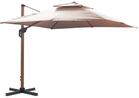 PARASOL OGRODOWY ROMA M NA WYSIĘGNIKU BEŻOWY