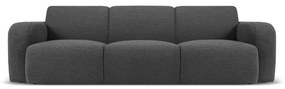 Ciemnoszara sofa z materiału bouclé 235 cm Molino – Micadoni Home