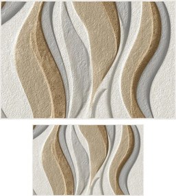 Beżowe dywaniki łazienkowe zestaw 2 szt. 60x100 cm – Foutastic
