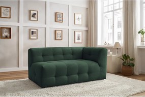 Ciemnozielony moduł sofy (prawostronny) Kleber – Bobochic Paris