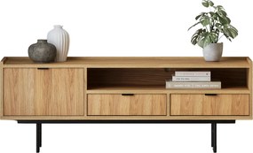 Szafka pod telewizor na nóżkach 150 cm hikora naturalna F2-P45