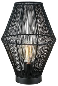 Czarna lampa stołowa z metalowym kloszem (wys. 38 cm) Casa – Markslöjd